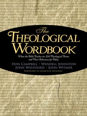 cover image of Theological Wordbook